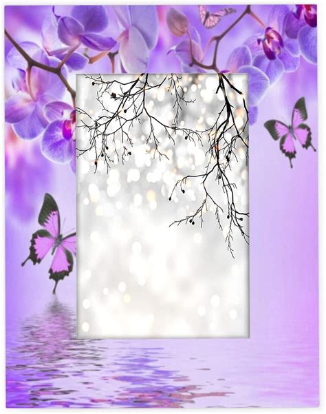 purple 8x10 picture frame|More.